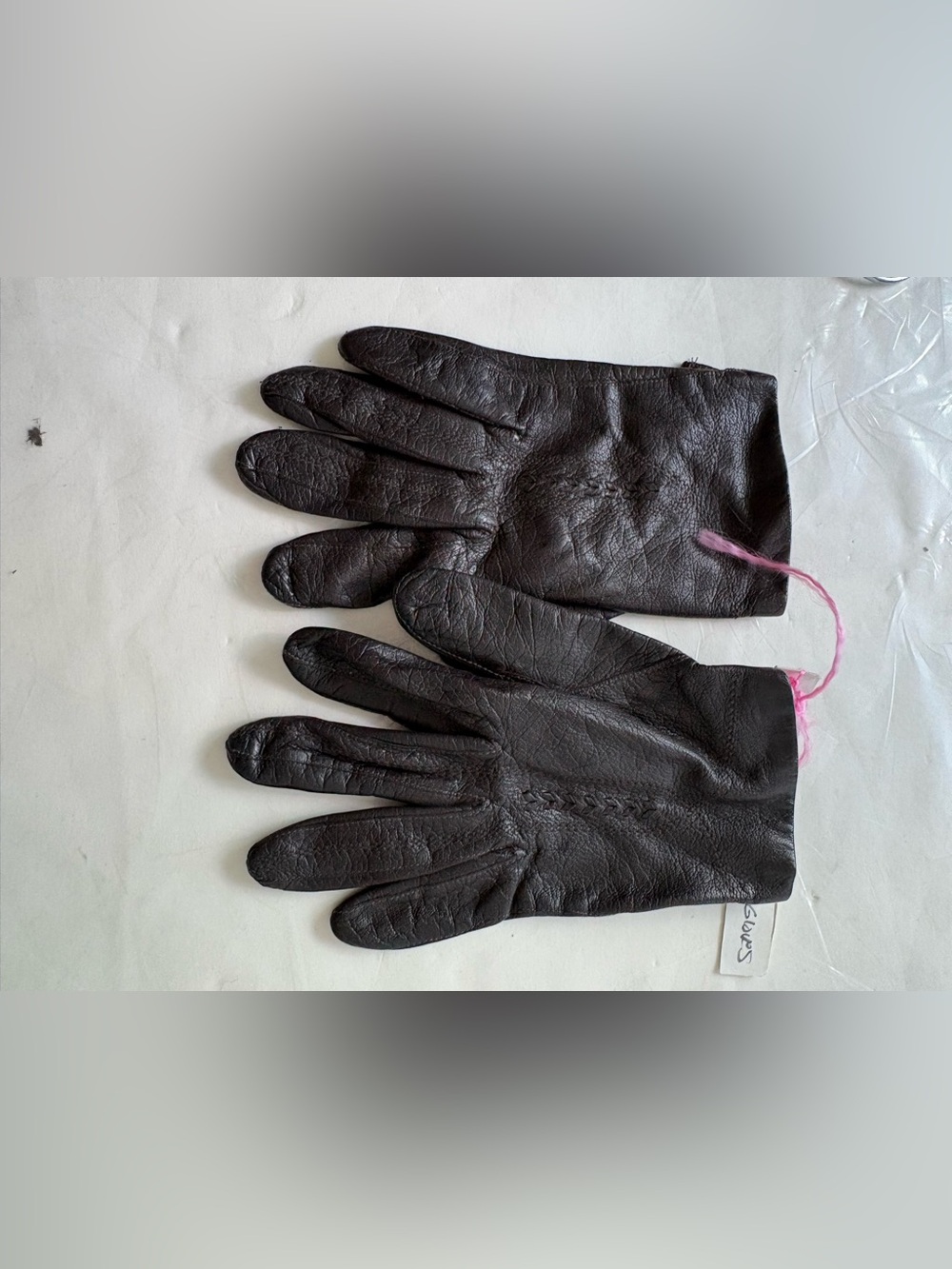 Men's Classic Brown Leather driving Gloves - Unbranded